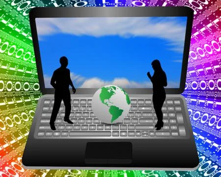 Laptop Stock Illustration