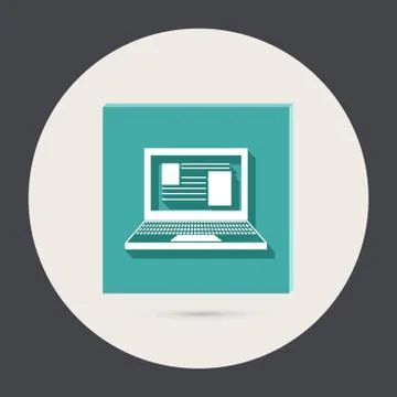 Laptop Stock Illustration