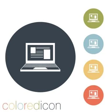 Laptop Stock Illustration