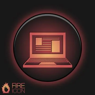 Laptop Stock Illustration