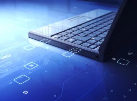 Laptop Stock Illustration