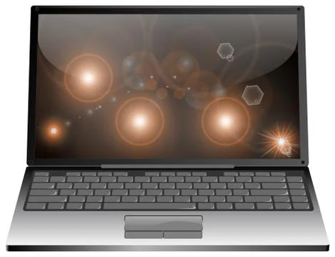 Laptop Stock Illustration