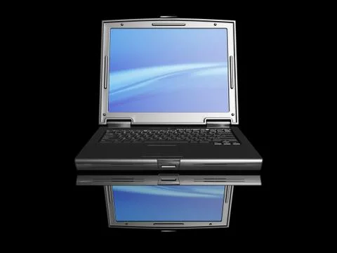 Laptop Stock Illustration