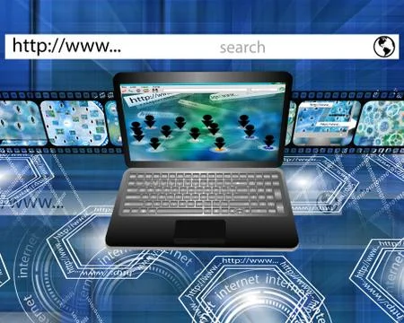 Laptop Stock Illustration