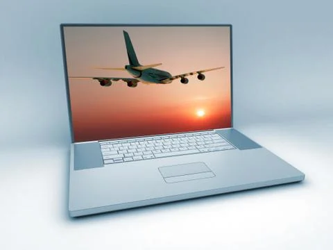 Laptop Stock Illustration
