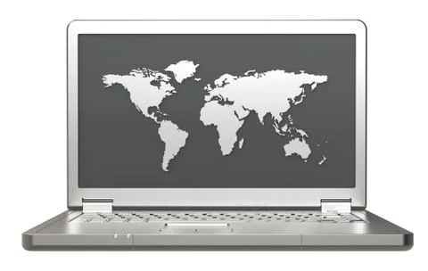 Laptop Stock Illustration