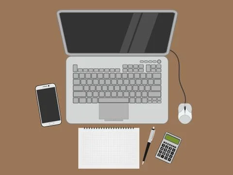 Laptop Illustrazione stock