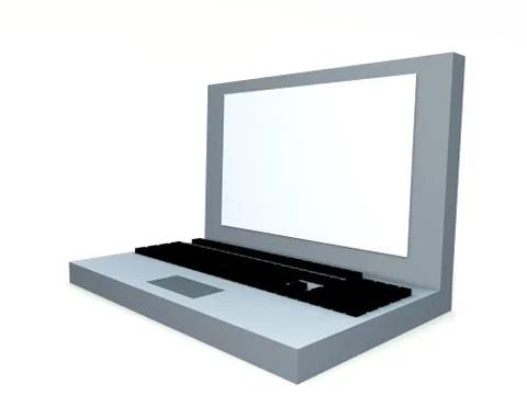 Laptop Stock Illustration