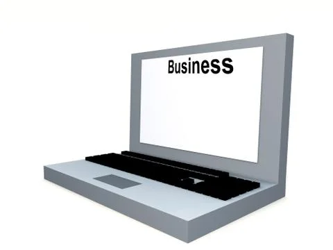 Laptop Stock Illustration