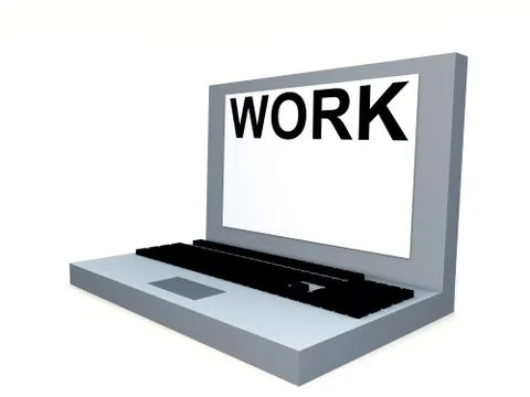 Laptop Stock Illustration