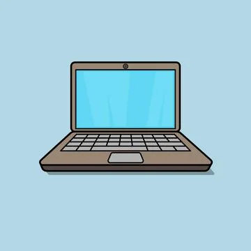 Laptop Stock Illustration