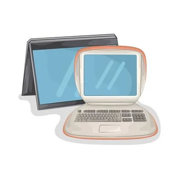 Laptop Illustration Stock-Illustration