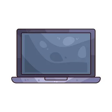 Laptop illustration Stock Illustration