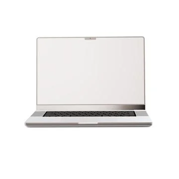 A laptop image isolated on a white background Stock Illustration