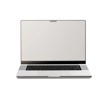 A laptop image isolated on a white background Stock Illustration