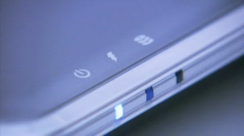 Laptop Indicators 1 Stock Footage 576026