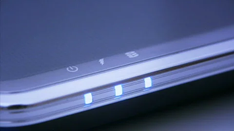 Laptop Indicators 3 Video stock 581179