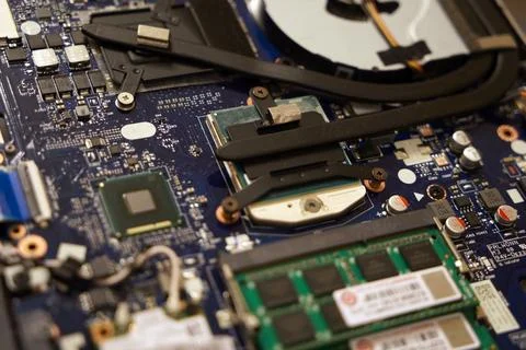 Laptop internals Stock Photos