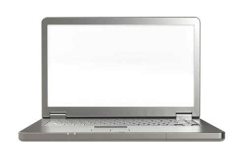 Laptop isolated Stock Illustration