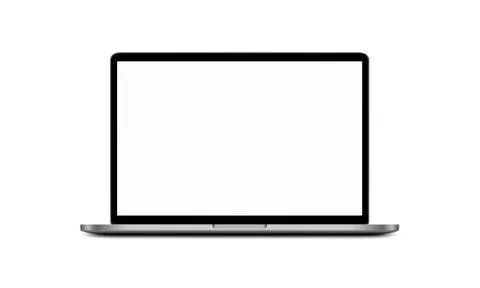 Laptop isolated on white background. Stock Illustration