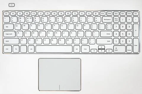 Laptop keyboard background Stock Photos