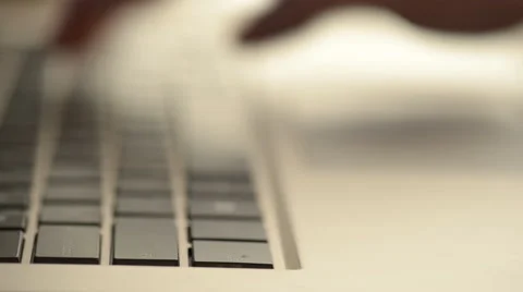 Laptop keyboard Stock Footage 49120674