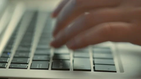 Laptop keyboard Stock Footage 49122155