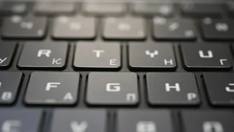 Laptop keyboard Stock Footage 146719912