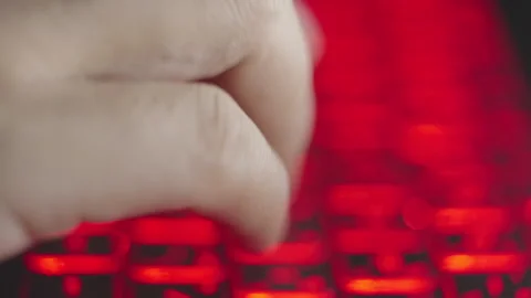 Laptop keyboard Video stock 164183799