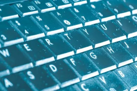 Laptop keyboard 스톡 사진
