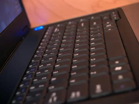 Laptop keyboard Fotos Stock