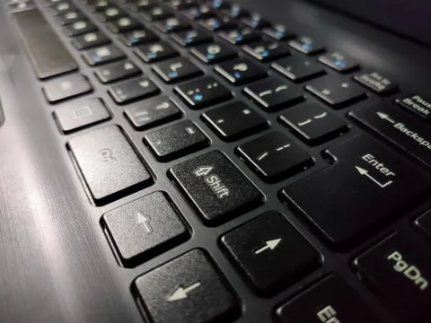 Laptop keyboard Stock Photos