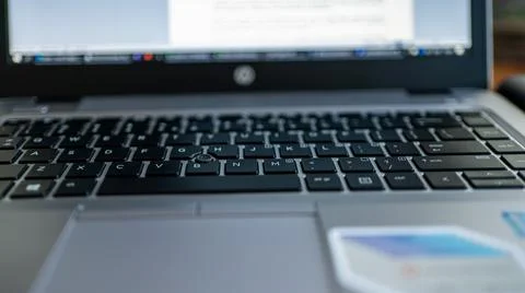 Laptop keyboard Stock Photos