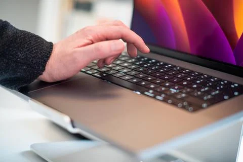 Laptop keyboard Stock Photos