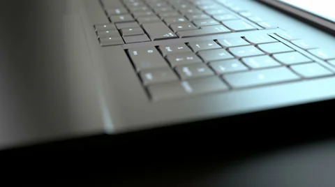 Laptop Keyboard working technology Stock Footage 33938928