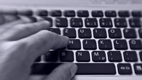 Laptop keypad Foto stock