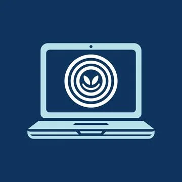 Laptop Logo Stock Illustration
