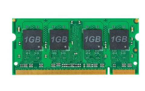 Laptop memory module (SO-DIMM) isolated on the white background Foto stock