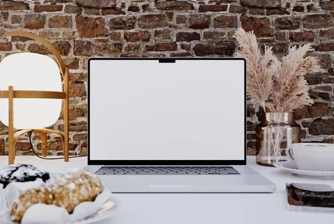 Laptop Mock up Stock-Illustration
