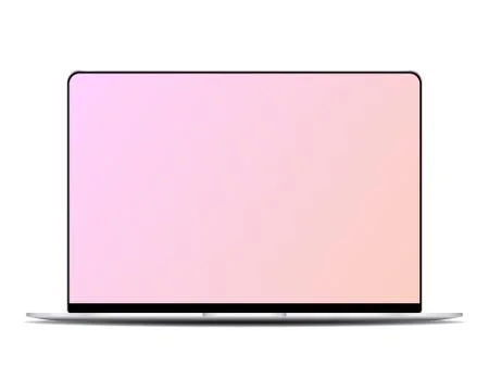 Laptop Mockup Stock Illustration