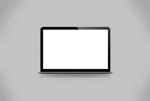 Laptop mockup Stock Illustration