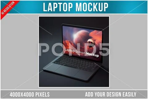 Laptop Mockup Modello PSD
