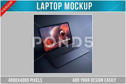 Laptop Mockup Modello PSD