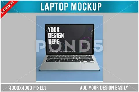 Laptop Mockup PSD 템플릿