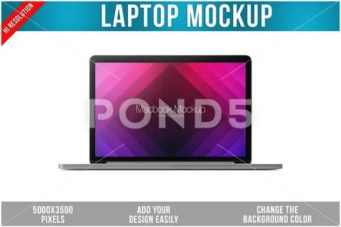Laptop Mockup Modello PSD