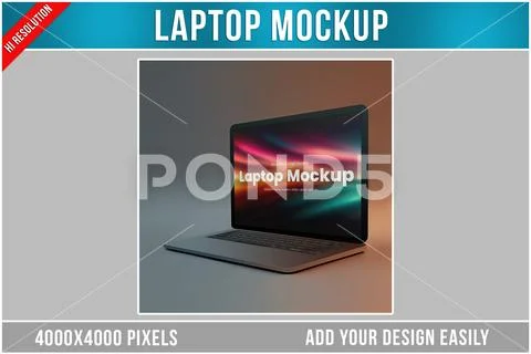 Laptop Mockup PSD Template