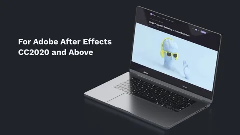 Laptop Mockup - Website Presentation Stockmateriaal After Effects