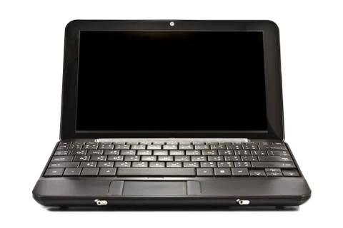 Laptop, modern computer Stock Photos