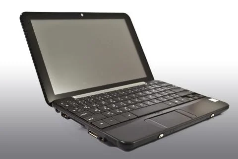 Laptop, modern computer Stock Photos