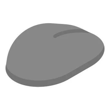 Laptop mouse icon, isometric style Stock Illustration